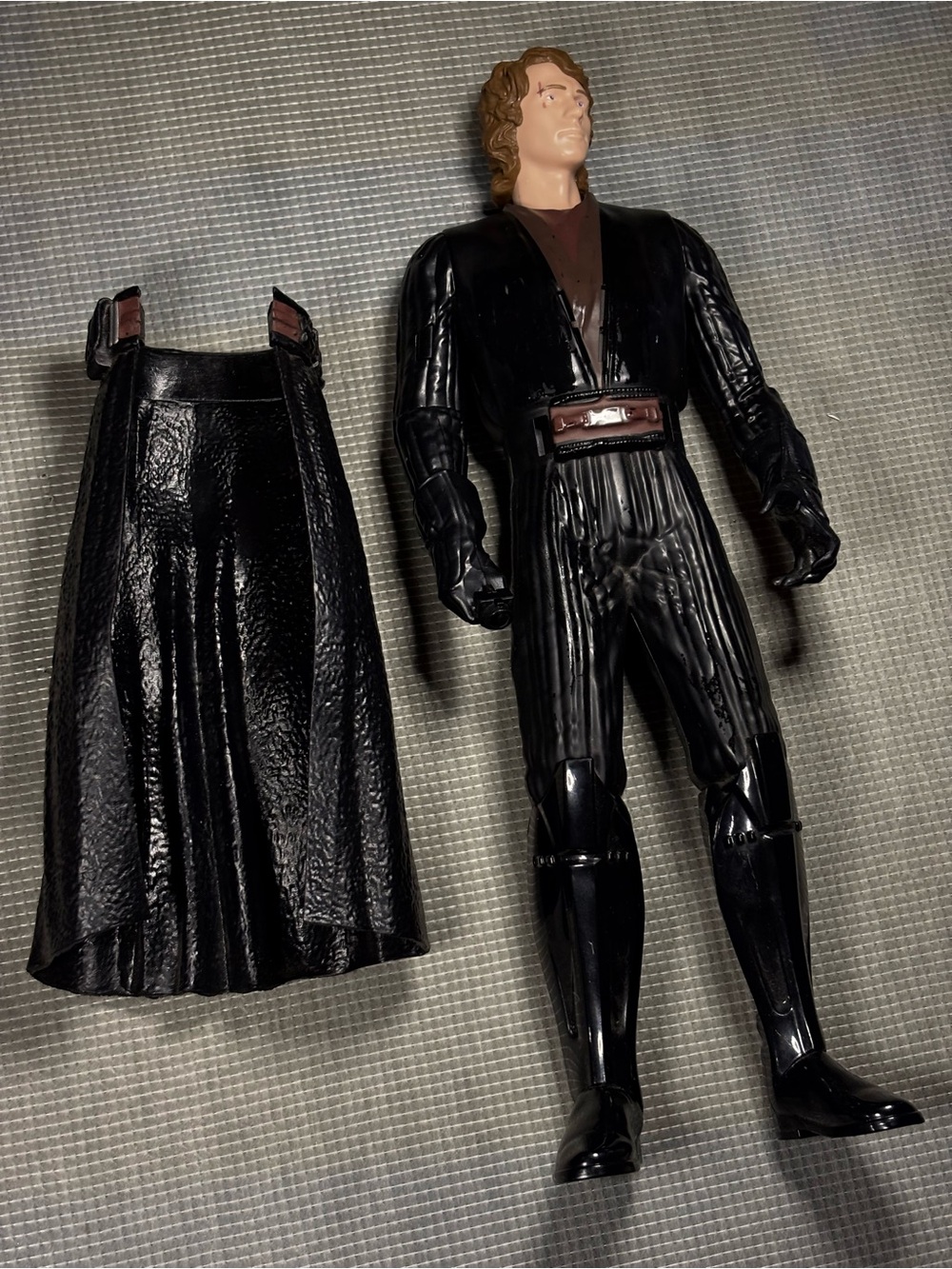 Hasbro Black Action Figure with Removable Cape